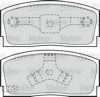 VALEO 598689 Brake Pad Set, disc brake